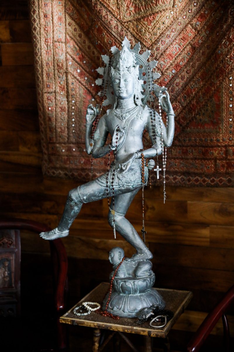 fletcher's hindu rosary bead statue