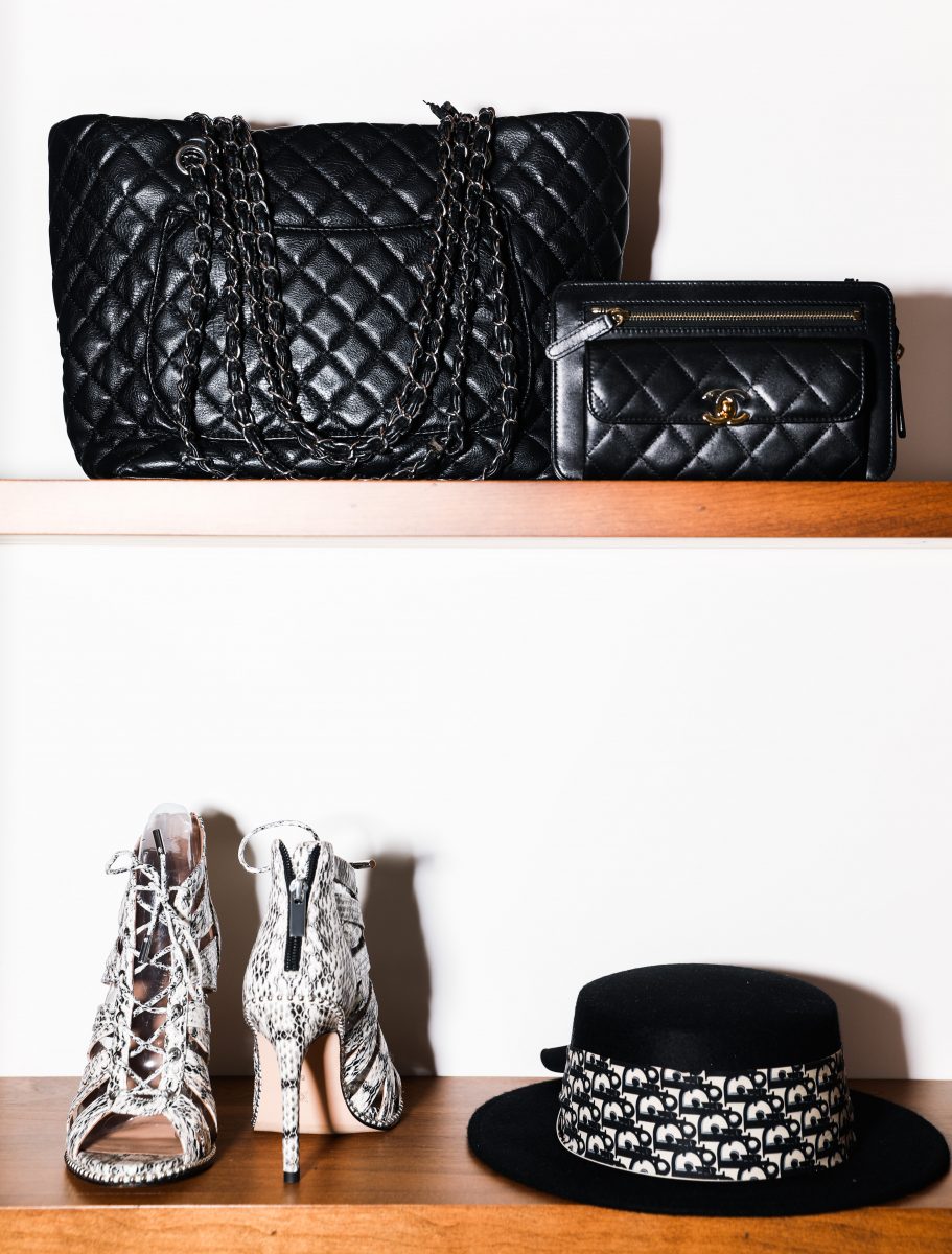 black quilted leather bags