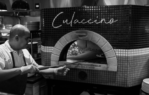Culaccino's wood fired pizza oven