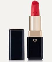 Use this vintage style red lipstick by Cle De Peau. Cashmere Shade 107 Coquelicot