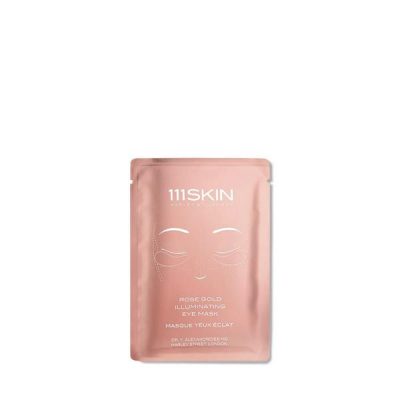 111SKIN one-use Rose Gold Illuminating Eye Mask for a treat yourself spa day.