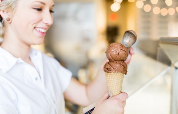 Jeni's dairy-free chocolate truffle ice cream in Brentwood TN