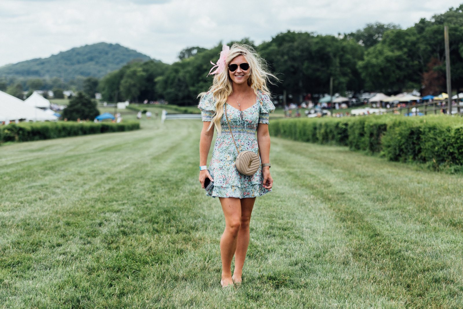 Erin Parker at the TN Steeplechase outdoor fashion show