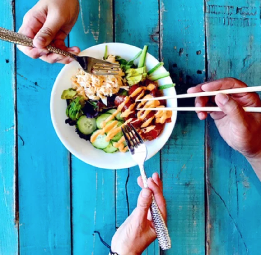 Poke bowl from The Poki restaurant in Brentwood, TN